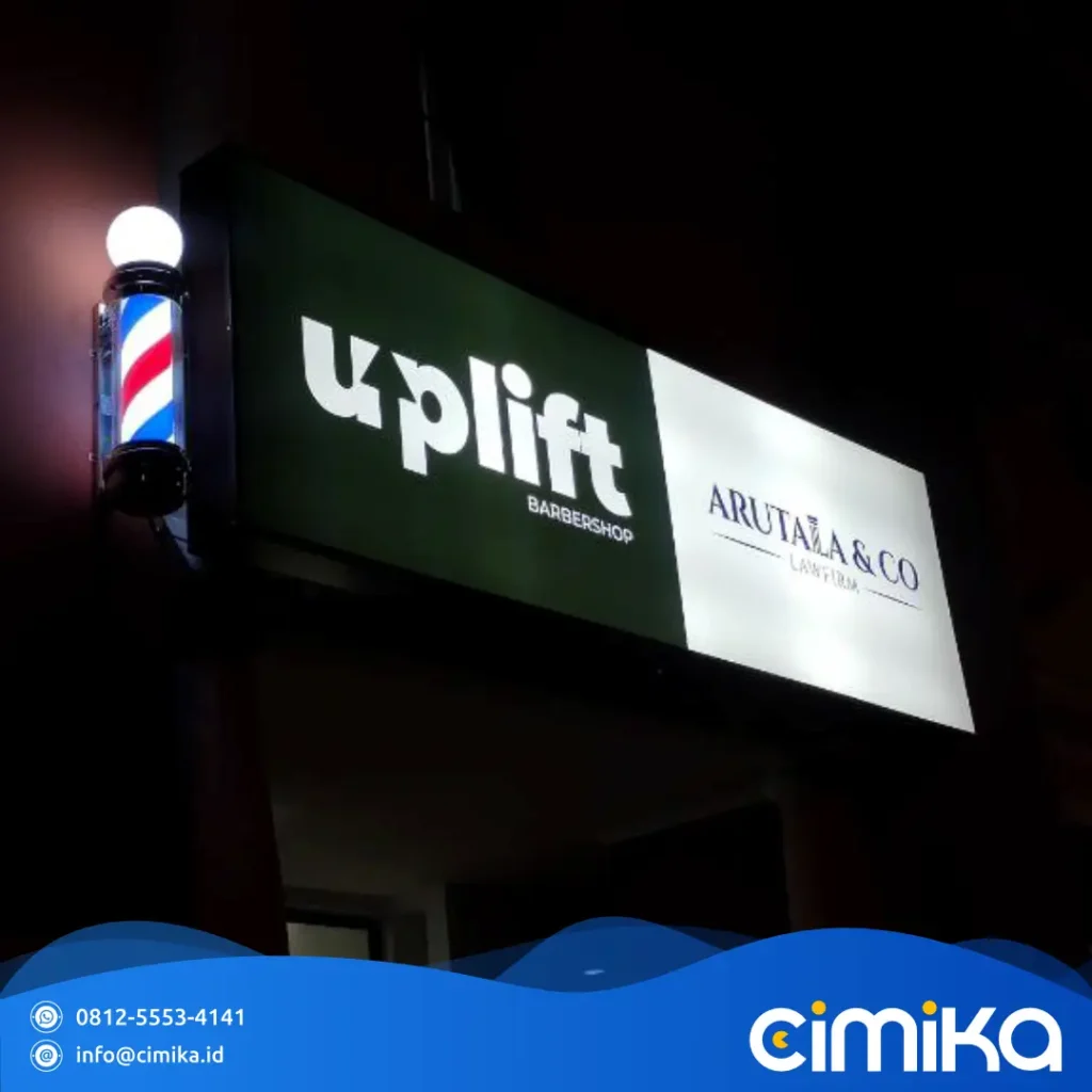 contoh neon box barbershop contoh neon box barbershop